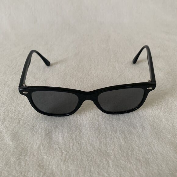 RAY BAN RB5279 2000 Black Mens Rectangle Full Rim Eyeglasses 55-18-145 - Picture 2 of 12